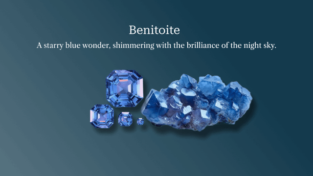 Benitoite Gemstone