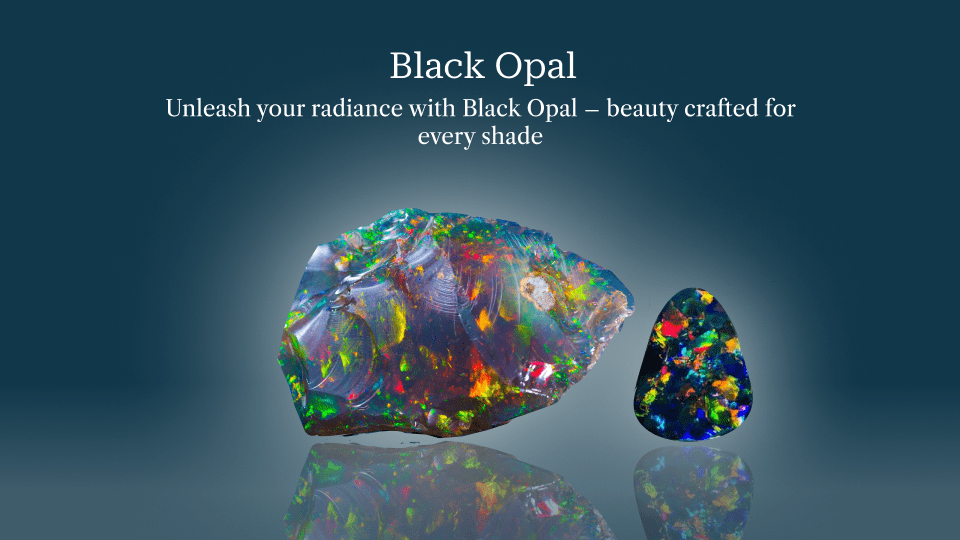 Black Opal Gemstone