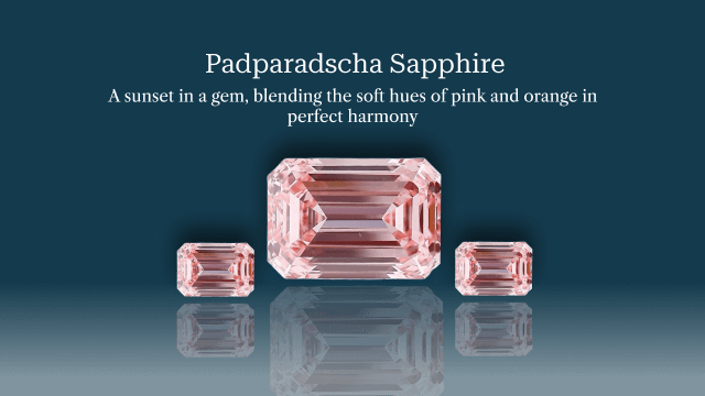 Padparadscha Sapphire Gemstone