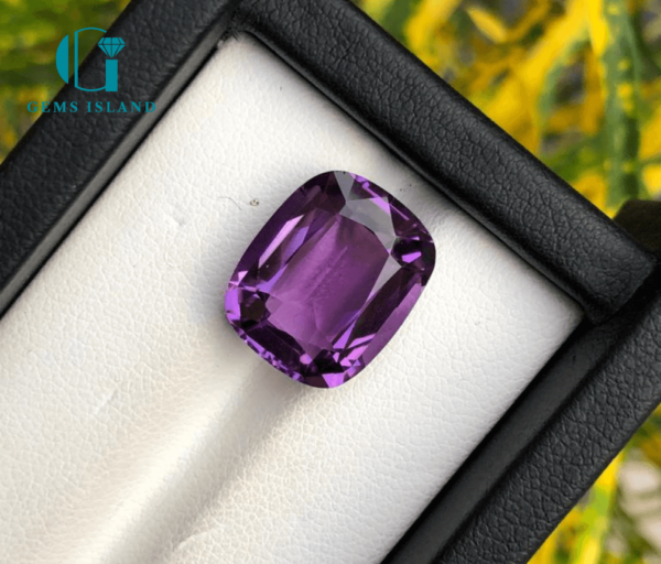 Cushion Cut Amethyst 9 Carats